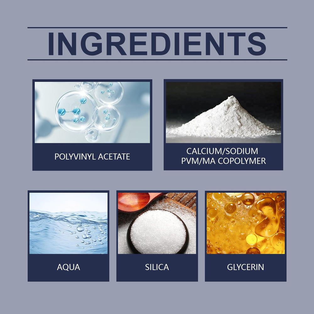 Compact packaging of thermoplastic denture adhesive