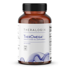 TherOmega bottle front label