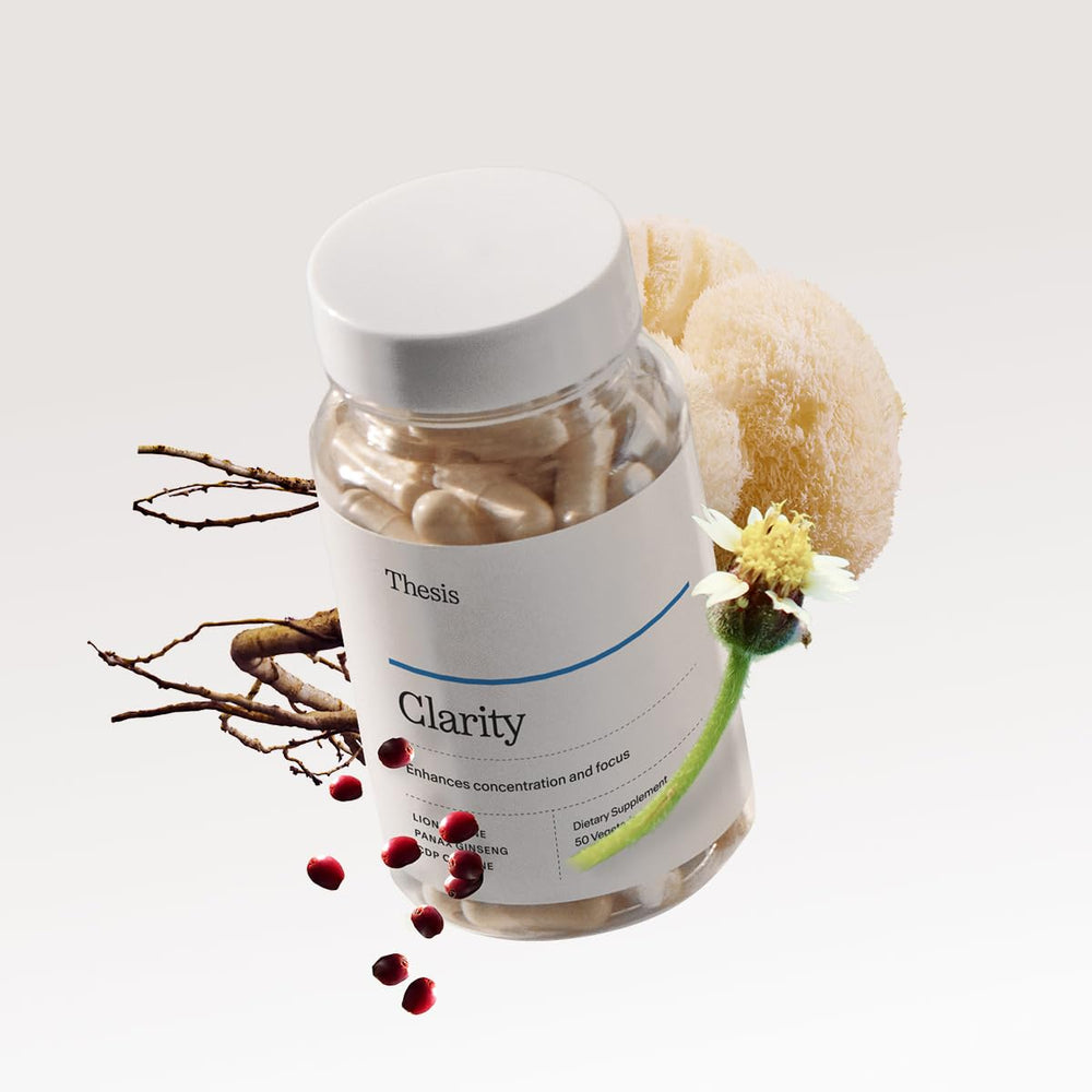 Illustration of Thesis Clarity ingredient blend