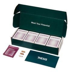 Hero image: Thesis Confidence bottle with packaging