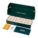 THESIS Energy bottle-front view promoting daily focus and sustained energy for work tasks.