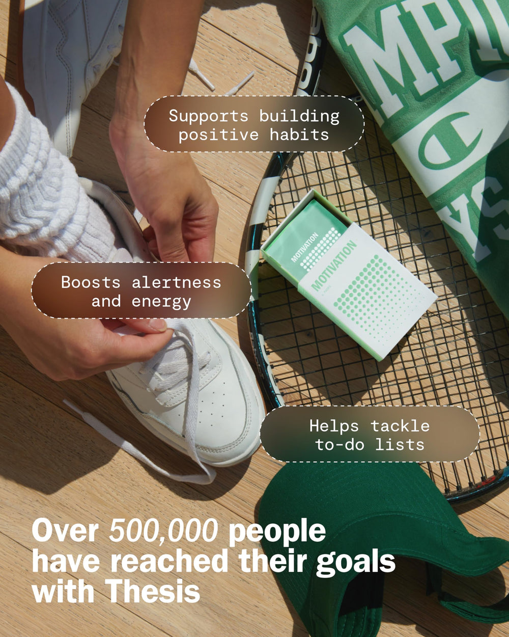 Thesis Motivation 24-day supply packets for daily use