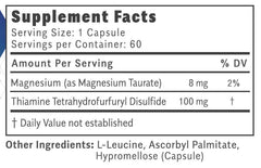 Close-up of Thiamax high-dose 100mg capsules