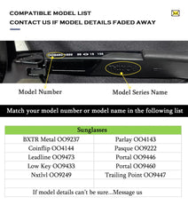 Thicker nose pads for Oakley Low Key OO9433 sunglasses