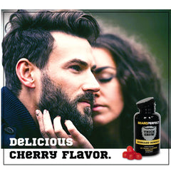 Cherry-flavored gummies bottle