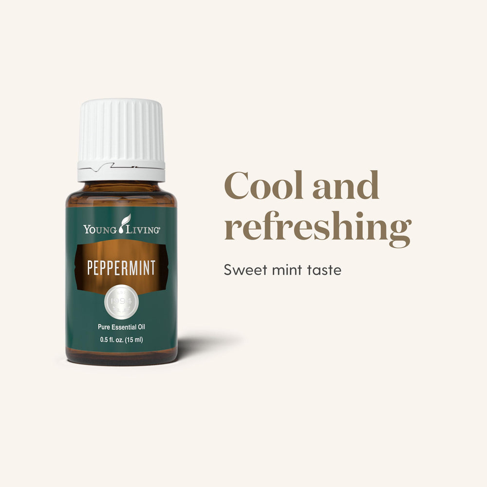 Vibrant essential oils from Thieves blend with mint