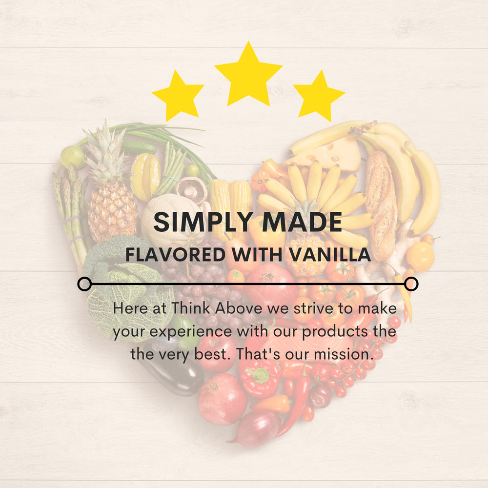 Think Above Niacinamide liquid vitamin B3 label close-up