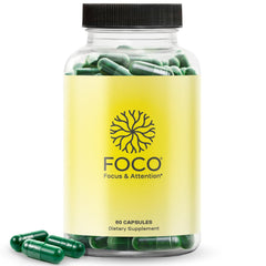 Think FOCO Capsules bottle and packaging