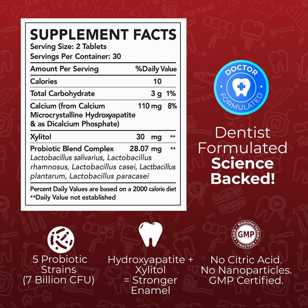Graphic showing 7 billion CFU and 5 probiotic strains