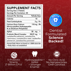 Graphic showing 7 billion CFU and 5 probiotic strains
