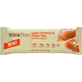ThinkThin Salted Caramel Protein Bar 1.41 oz - protein snack image