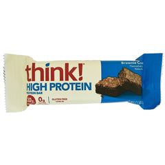 ThinkThin Bar Brownie Crunch wrapped on-the-go snack for busy days and quick satisfaction.