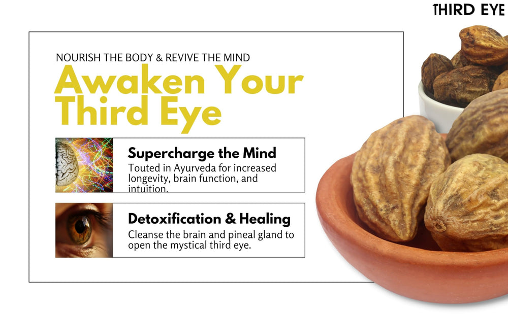 Third Eye Awakening haritaki bottle label close-up