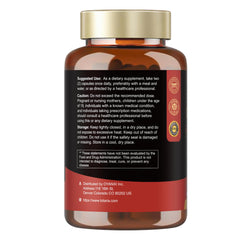 Third-party lab-tested badge on product label