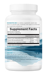 Third-party lab tested seal on supplement bottle