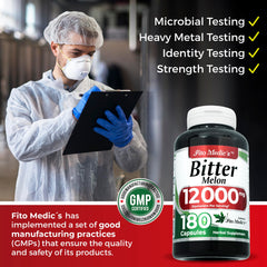 Third-party tested bitter melon supplement