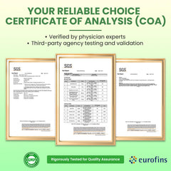 Product third-party tested in a cGMP facility