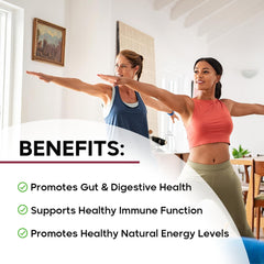 Third-party tested, cGMP compliant, gluten-free