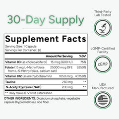 Third-party tested ingredients seal