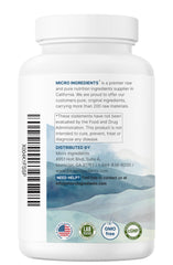 Third-party tested lysine supplement label