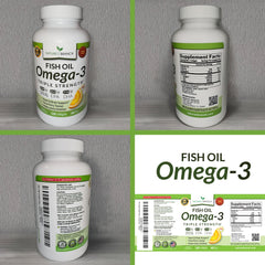 Third-party tested omega-3 fish oil seal