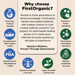 Third-party testing badge on product packaging