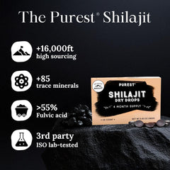 Certificate of third-party testing for Shilajit quality and safety