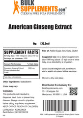 Certificate of third-party testing for ginseng powder batch