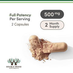 Third party testing label for Ashwagandha supplement