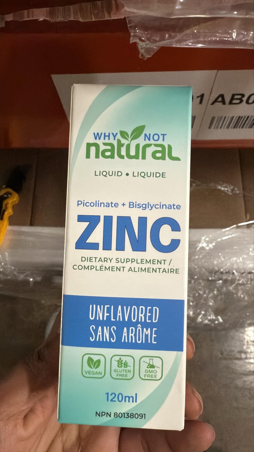 Third party testing seal on the packaging