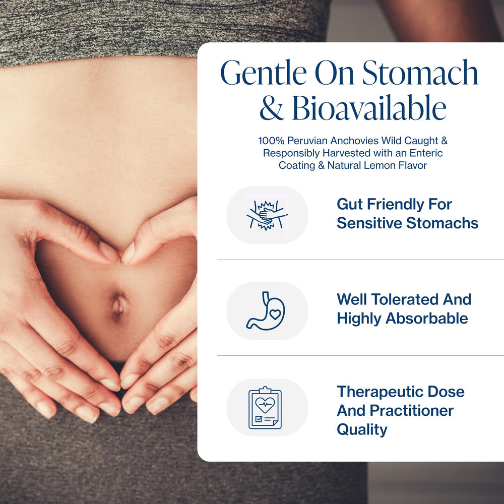 Third-party testing seal for omega-3 supplement