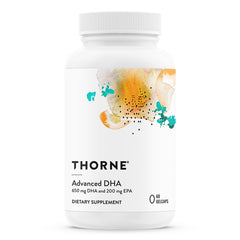 THORNE Advanced DHA bottle with label
