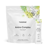 Front view of THORNE Amino Complex Lemon bottle