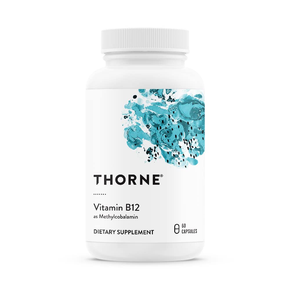 Thorne Vitamin B12 methylcobalamin bottle label