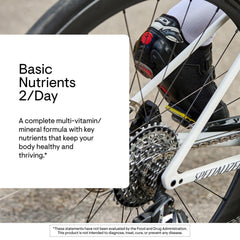 THORNE Basic Nutrients 2/Day capsules ready for a simple two-per-day routine.