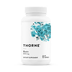 Thorne Biotin 60 capsules bottle – front view