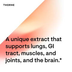 Front of THORNE Boswellia Phytosome box and bottle
