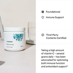 Visual representation of vitamin C absorption and antioxidant support