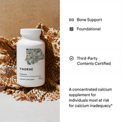 Bone density concept supporting Thorne Calcium supplement