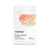 THORNE Creatine + BCAAs Peach Mango bottle front label