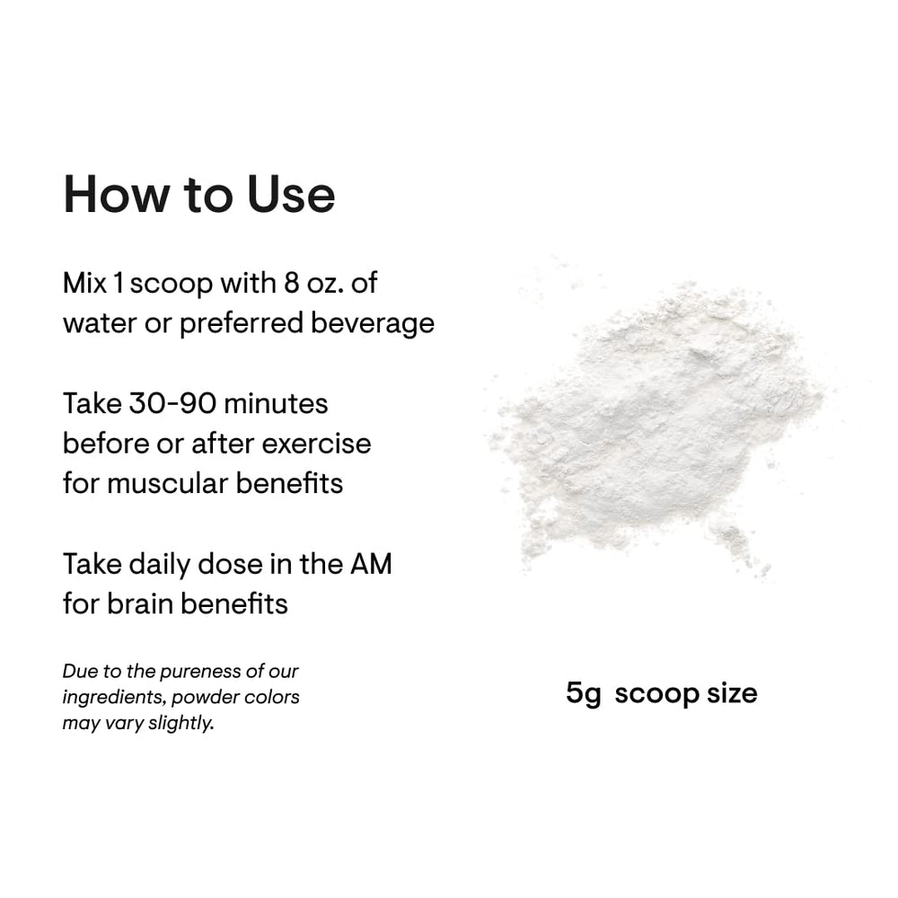 5 g serving scoop of Creatine powder
