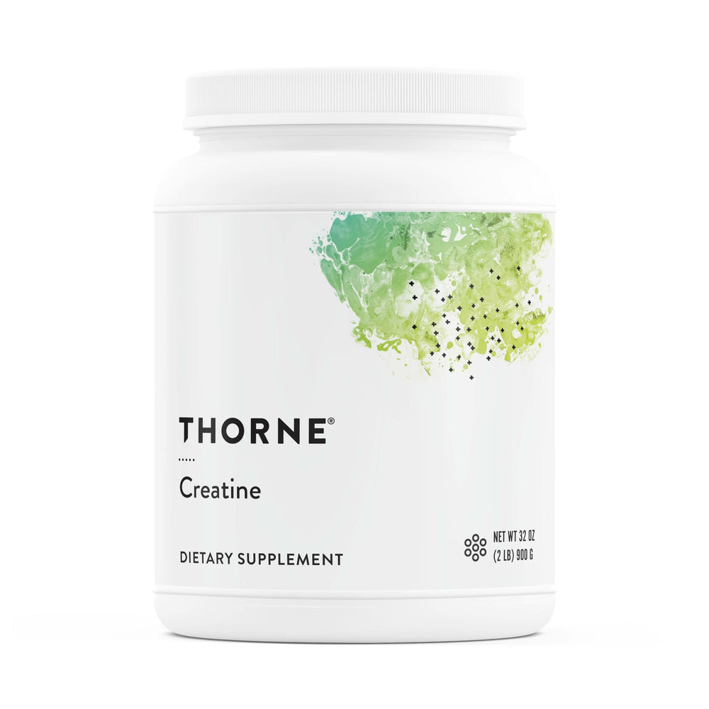 Front view of Thorne Creatine tub label