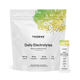 Hero image: THORNE Daily Electrolytes Mango Limeade 30-stick packs