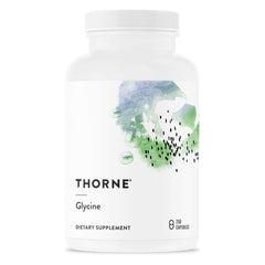 Thorne Glycine Amino Acid Support bottle label
