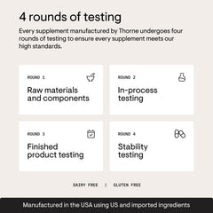 Thorne Grape Seed Extract bottle showcases phytosome technology for better ingredient uptake.