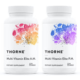 THORNE Multi-Vitamin Elite AM/PM bottle with capsules
