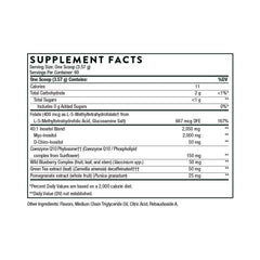 Front view of Thorne Ovarian Care mixed berry bottle