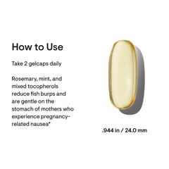 Third-party purity certification label for THORNE Prenatal DHA