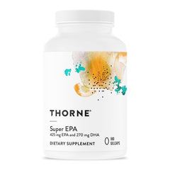 Thorne Super EPA bottle with label close-up
