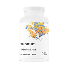 Bottle of Thorne Undecylenic Acid 250 mg supplement